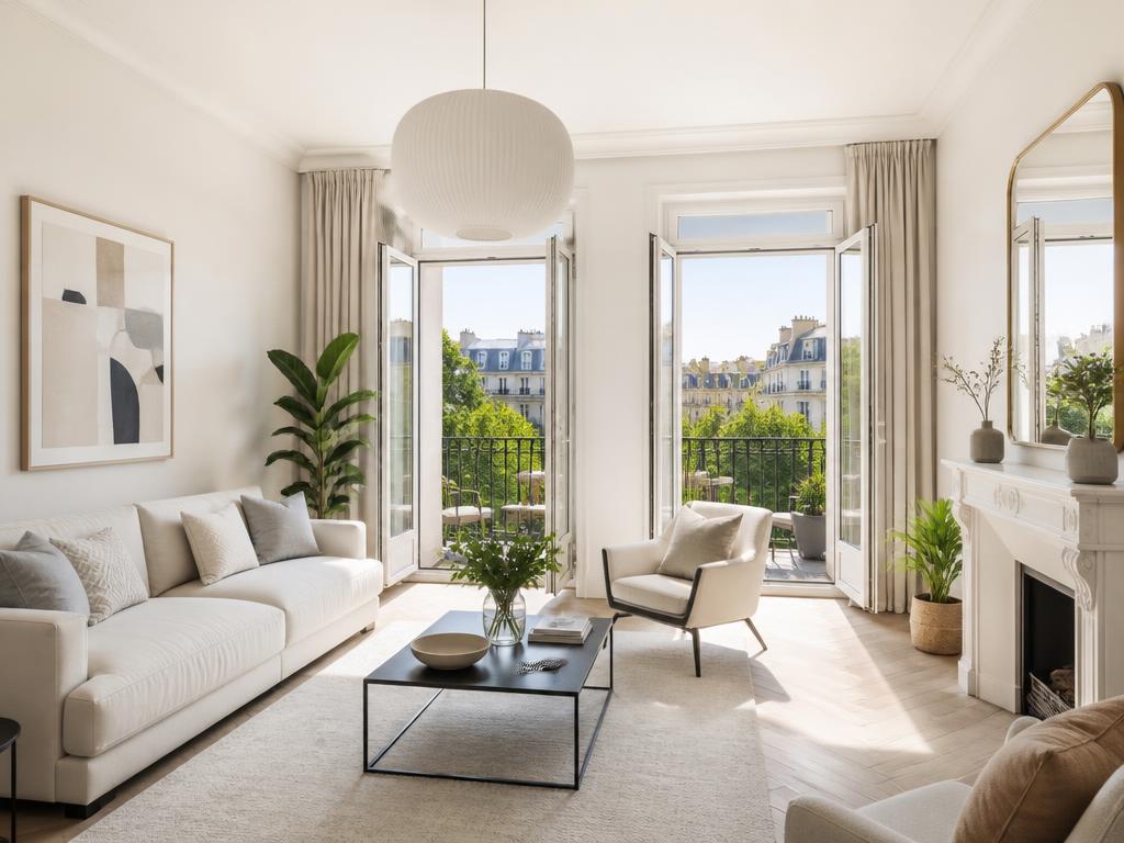 A bright modern property interior.